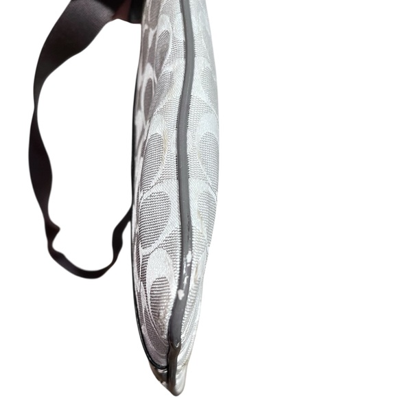 Coach Crossbody Legacy Gray Silver Bag - Picture 5 of 8